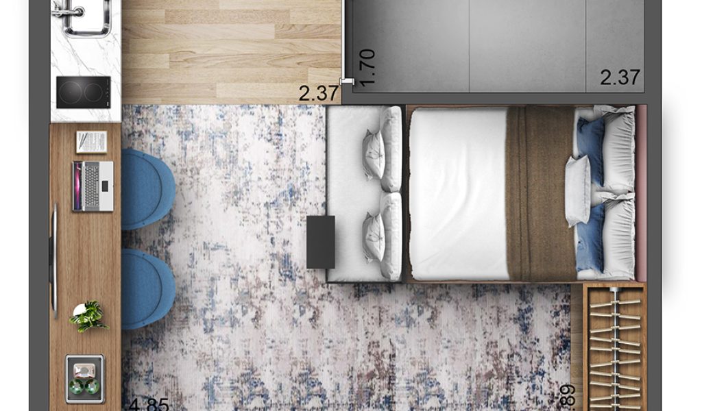 Oliveira-Alvez_Planta-27m²_Studio_NR