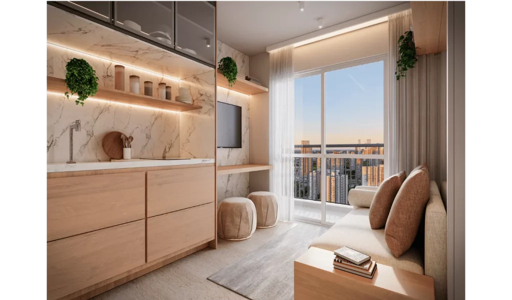 Perspectivas - 1 dorm (24m²)