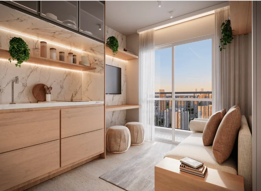 Perspectivas - 1 dorm (24m²)
